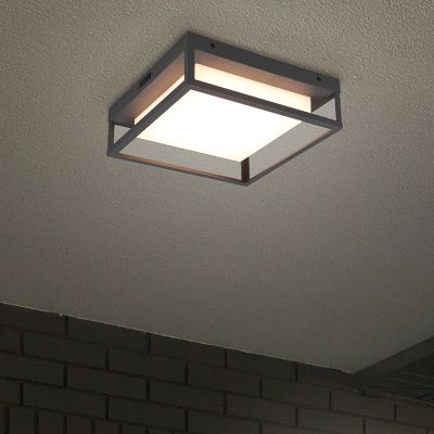 Antracité vonkajšie svietidlo kovové, Rolina, 14 W, LED white switch, IP54, s 3-stupňovým stmievačom
