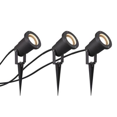 Antracité zapichovacie svietidlo moderné, Tau, IP65