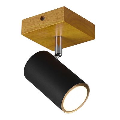 Čierne stropné bodové svetlo moderné, Kaso