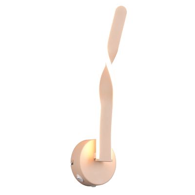 Hnedé nástenné svietidlo dizajnové, Quirinus, 11 W, LED 4000 K, s vypínačom