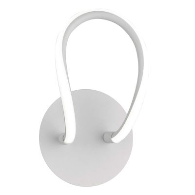 Biele nástenné svietidlo dizajnové, Marell, 11 W, LED 4000 K, s 3-stupňovým stmievačom