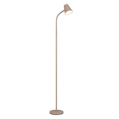 Hnedá stojaca lampa moderná, Rahul, 4,5 W, LED 3000 K, s vypínačom