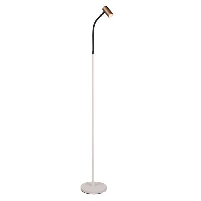 Hnedá stojaca lampa moderná, Suradj, s vypínačom