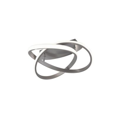 Niklová stropná lampa moderná, Sanura, 18 W, LED 3000 K