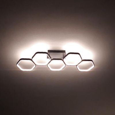 Antracitá stropná lampa moderná, Shaka, 24 W, LED 3000 K
