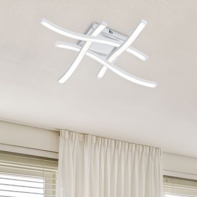 Biela stropná lampa moderná, Go, 5 W, LED 4000 K