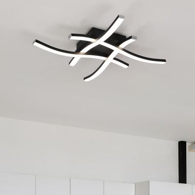 Čierne stropné svietidlo moderné, Go, 5 W, LED 4000 K