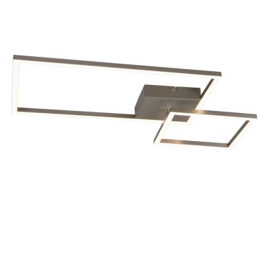 Niklová stropná lampa moderná, Binc, 25 W, LED 4000 K, s 3-stupňovým stmievačom