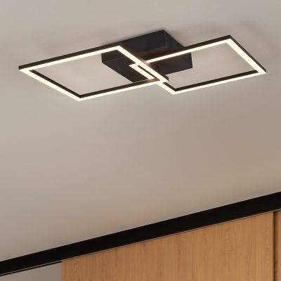 Čierna stropná lampa moderná, Margaux, 20 W, LED 3000 K