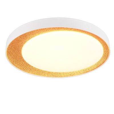 Zlatá stropná lampa moderná, Nurettin, 24 W, LED nastaviteľný od teplej po studenú bielu, s 3-stupňovým stmievačom
