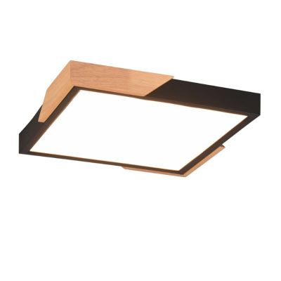 Čierna stropná lampa moderná, Selinde, 20 W, LED 3000 K, s 3-stupňovým stmievačom