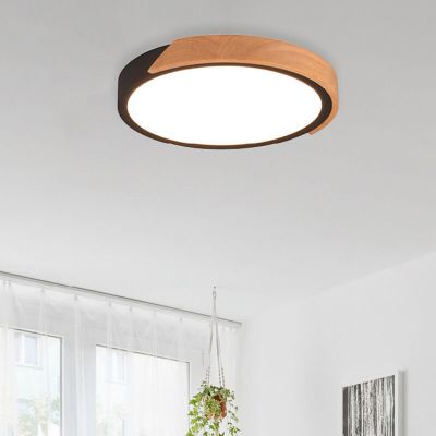Čierna stropná lampa moderná, Nevil, 20 W, LED 3000 K, s 3-stupňovým stmievačom