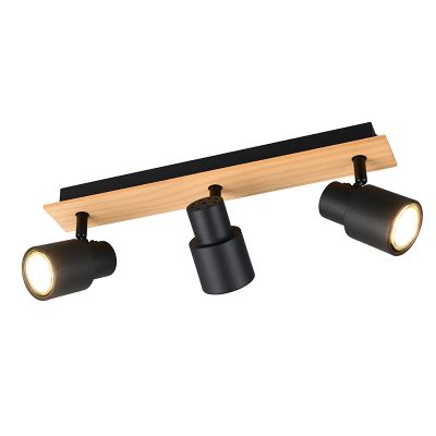 Čierne stropné bodové svetlo moderné, Rajeev